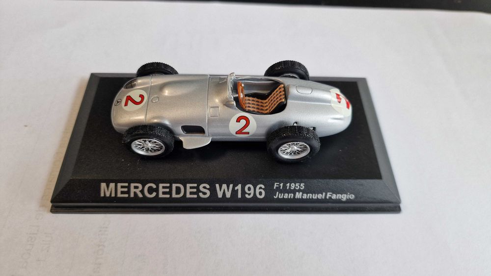 1/43 Altaya - Mercedes W196 - J. M. Fangio - Campeão F1 1955