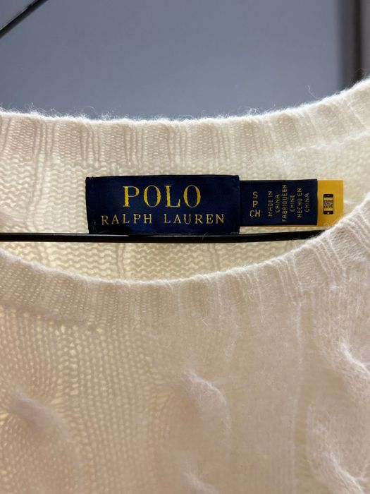 Светр з 90% вовни та 10% кашеміру  Polo Ralph Lauren, оригінал