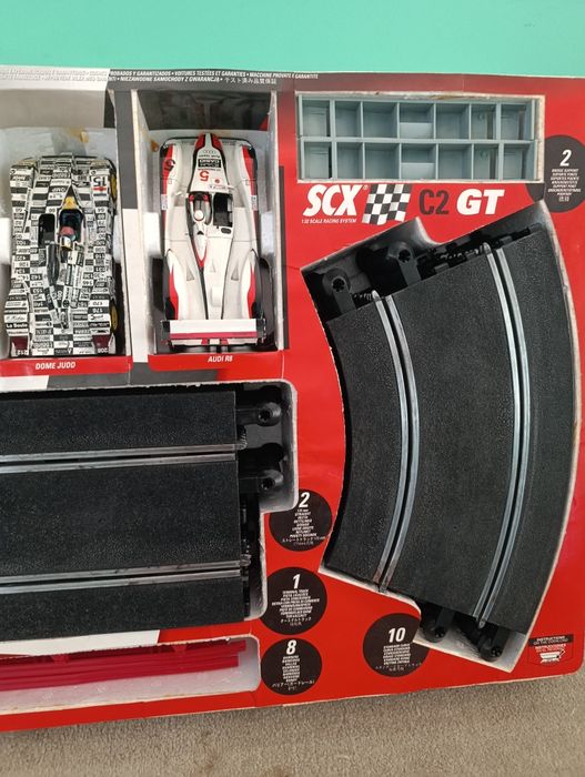 Pista tecnitoys scx gt c2 dome judd vs audi r8