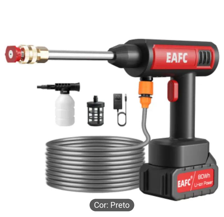 Pistola lavagem a bateria