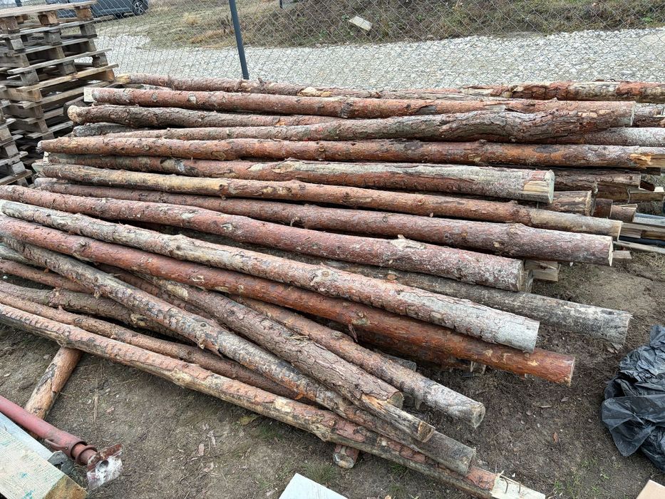Stemple sosnowe 2.9- 3.5m