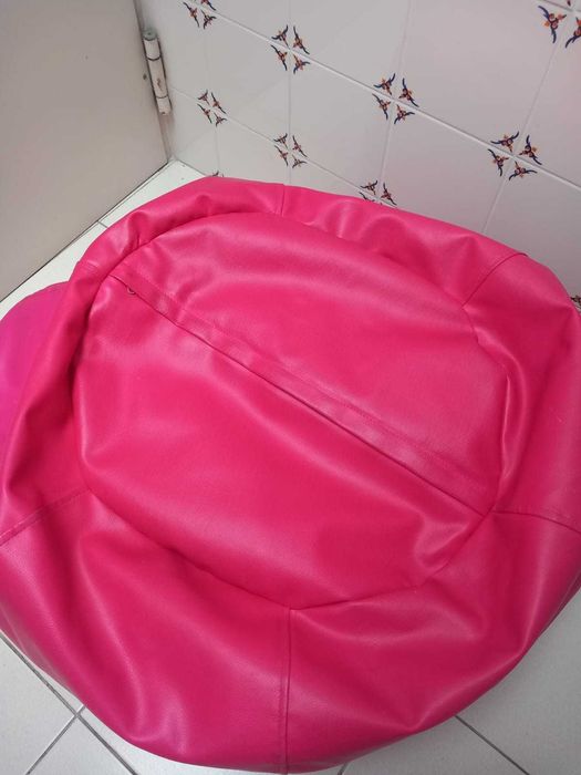 Puff grande rosa choque