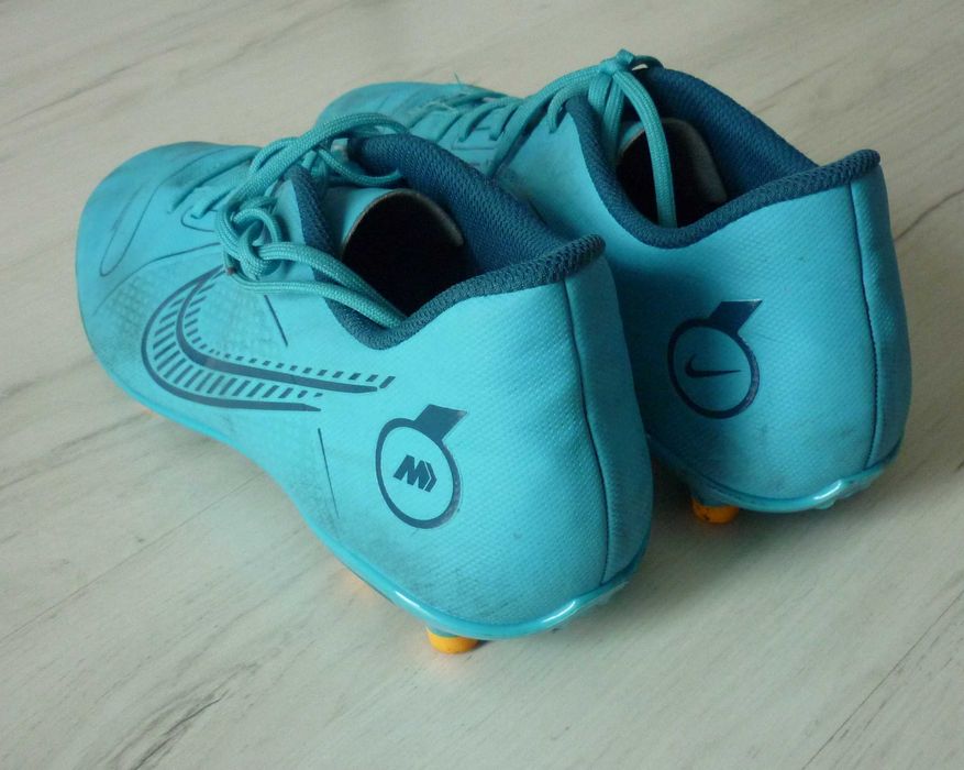 Piękne męskie buty sportowe korki NIKE MERCURIAL r. 46 wkł 30 cm skóra