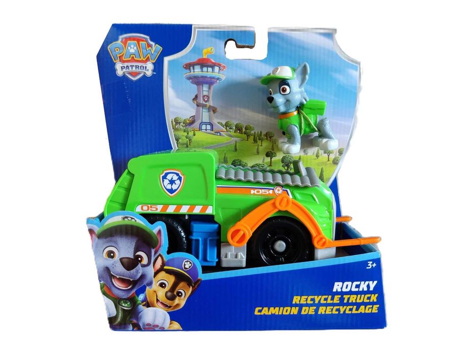 NOWY Samochód PSI PATROL: Pojazd Podstawowy ROCKY + figurka (Solid)