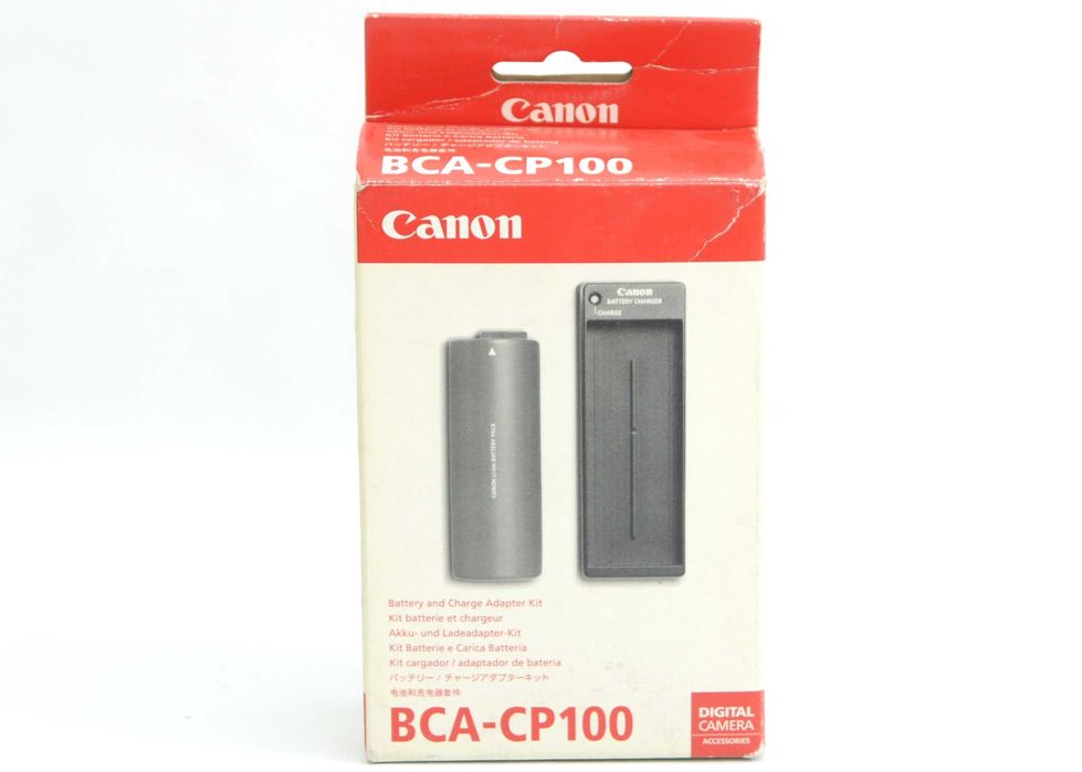 Bateria e Carregador Canon BCA-CP100 nova