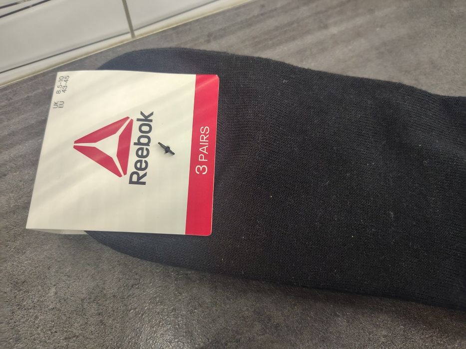 Reebok Skarpety 3 pack 43-46 czarne