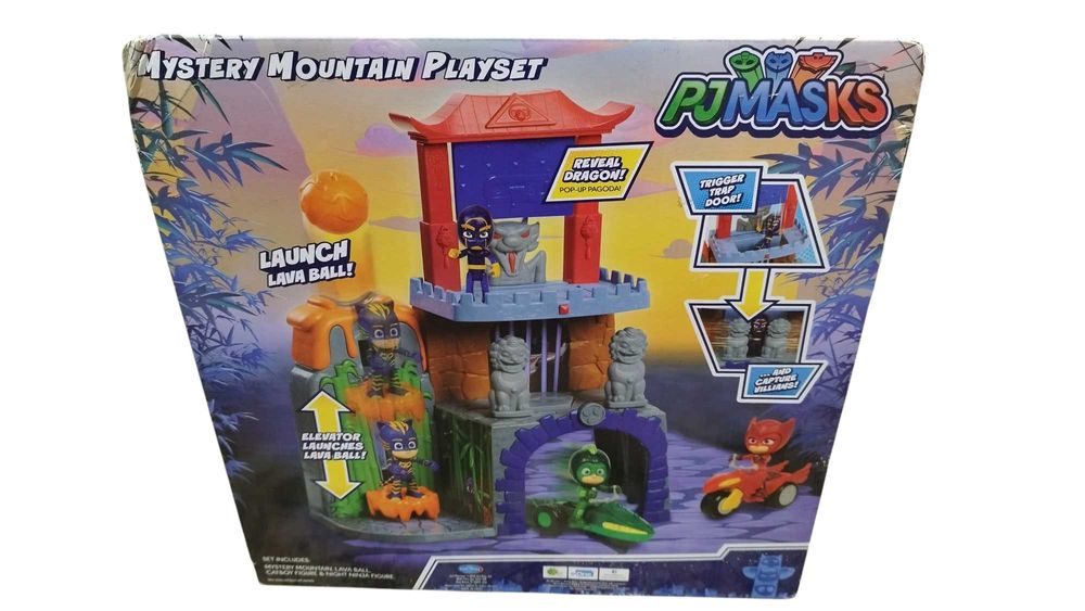 Wieża baza zamek  PJMASKS Pidżamersi + 2 figurki - ORYGINAŁ