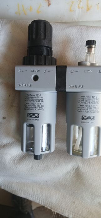 Copo regulador de pressão com copo de lubrificação