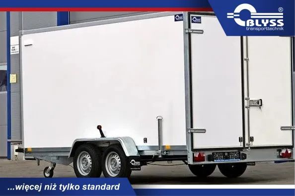 Blyss F2741HTD  Duży kontener, 400x200 koła po zewnątrz, hamowany, 2 osie, furgon
