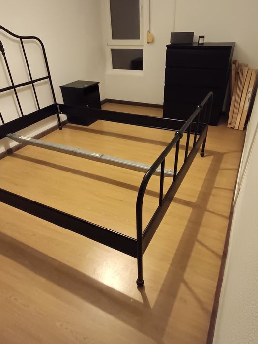 Cama em ferro + colchão (160x200)