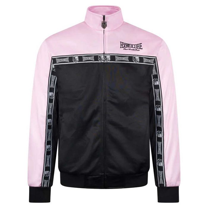 Track Jacket 100% Hardcore „Essential” – Baby Pink