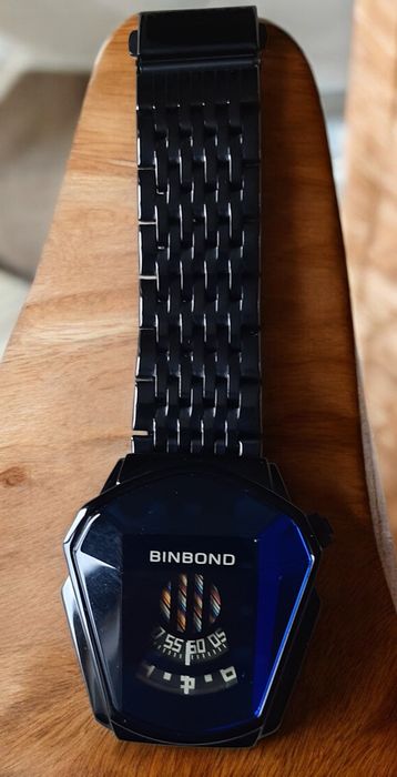 Relógio muito original.