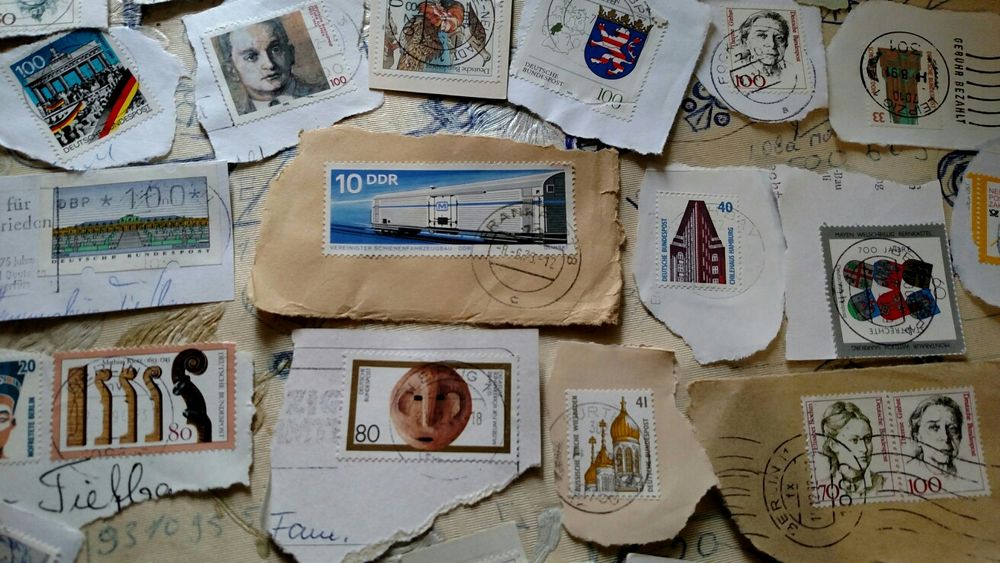 Старі марки Польща і СССР