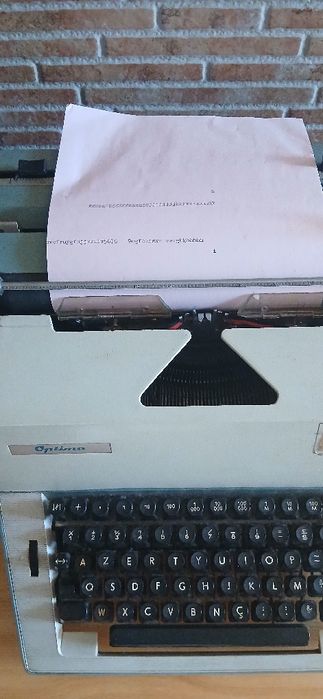 Máquina de escrever  vintage