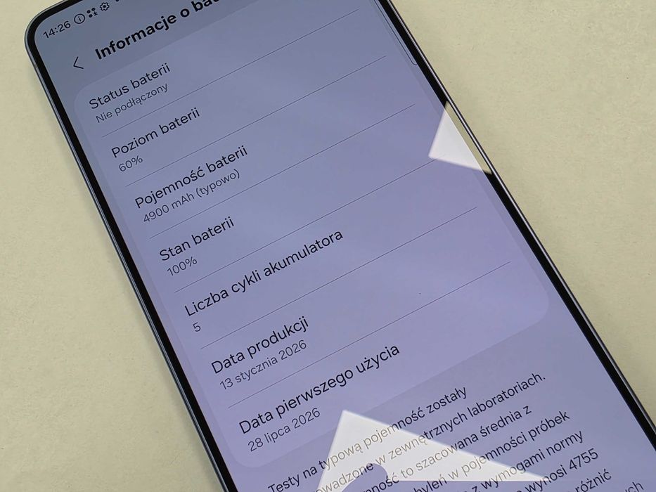 Samsung Galaxy S26+ Plus Dual SIM/ 12GB/ 256GB/ Cobalt Violet/ BAT 100%/ Grade A/ + ładowarka/ 28.07.26/ EU