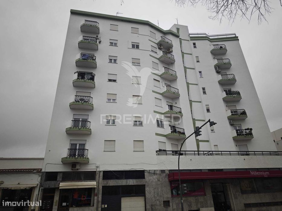 Apartamento T2 no centro de Beja com vista sobre a planície alentejana