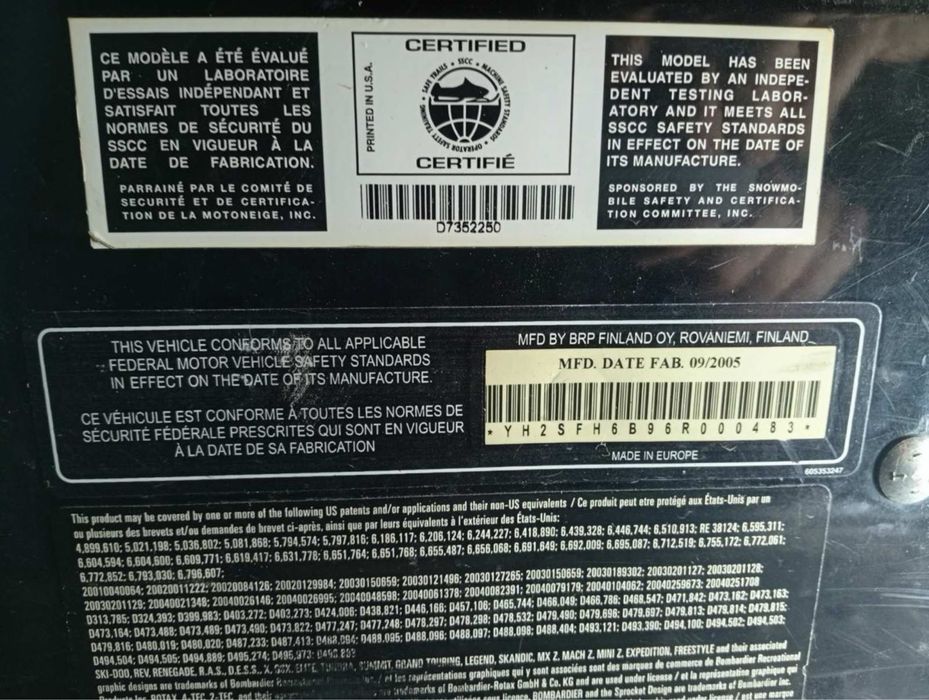 Снігохід Ski-Doo Skandic LT 440 , 2005, Снегоход