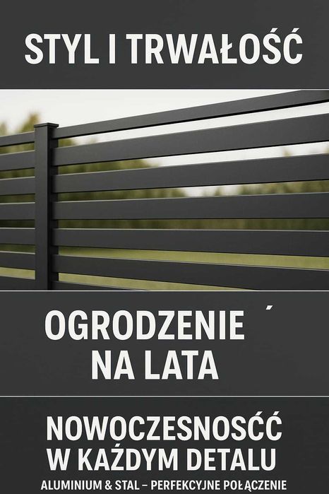 Ogrodzenie palisadowe modułowe