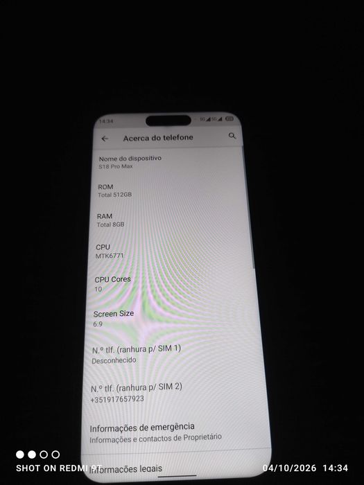 Telemóvel S18 proMax 5G