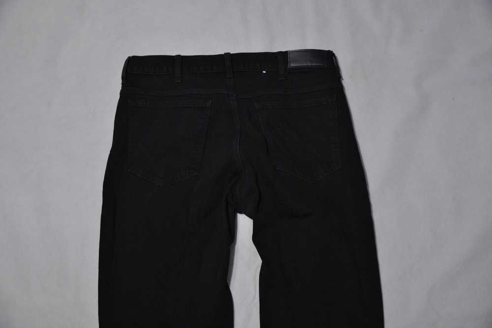 WRANGLER STRETCH L 92cm 36/34 męskie spodnie jeansowe straight comfort s10v