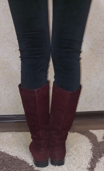 Чобітки замшеві зимові