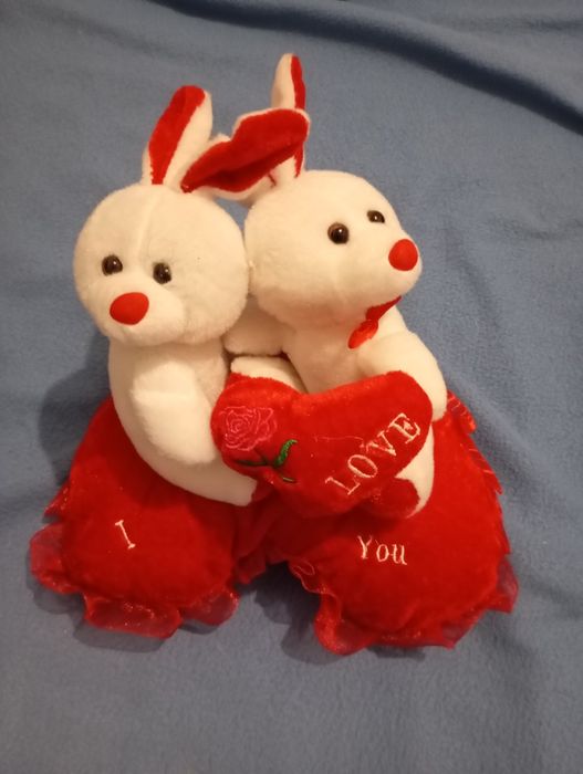 Bonecos em forma de coração