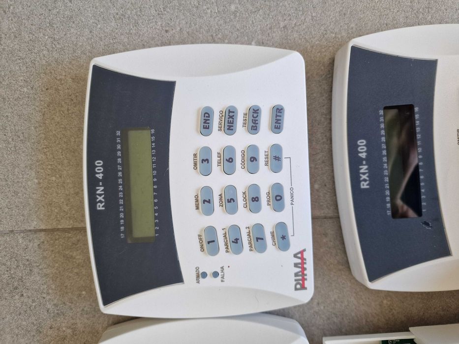 Alarme PIMA RXN-400 Completo + Comunicador GSM – 3 Teclados
