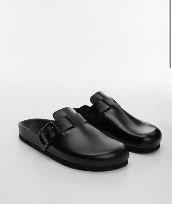 Клоги Mango Манго шкіряні 38 розмір