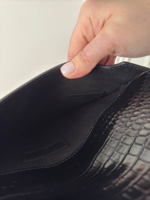 Сумка клатч YSL Yves Saint Laurent крокодил люкс