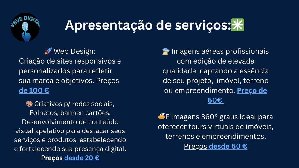 Serviços de Marketing Digital.