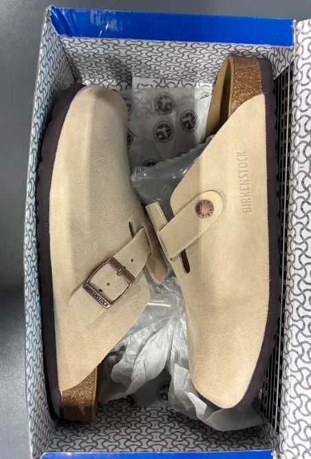 BIRKENSTOCK Boston BS Sand Suede Leather 37