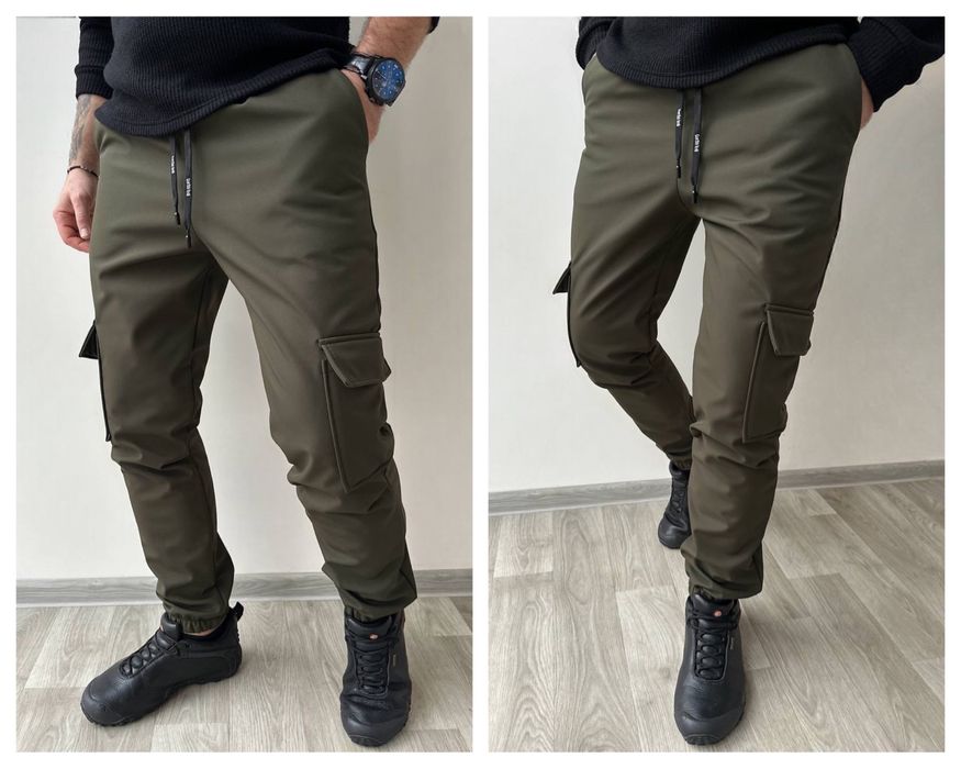 ‼️ТОП‼️Мужские Зимние Штаны Карго на Флисе брюки зимові штани чоловічі
