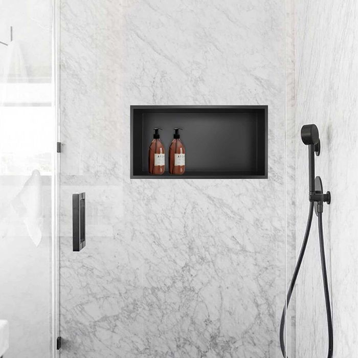 Nicho de Armazenamento Embutido 30X30X10/30X60X10 Matte Black