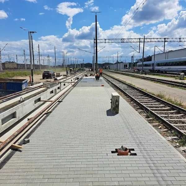 Układanie kostki brukowej, roboty brukarskie i ziemne