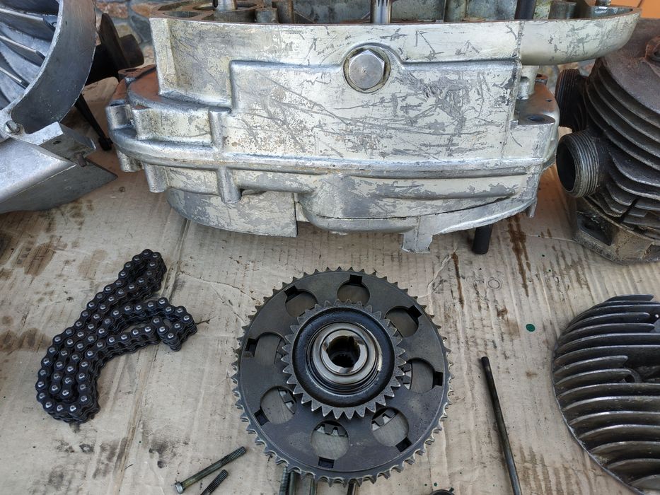 Картер двигуна мото коляски,івалидки.