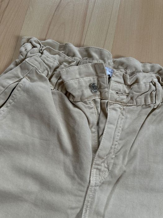 ZARA jeansy mom fit z gumką w talii