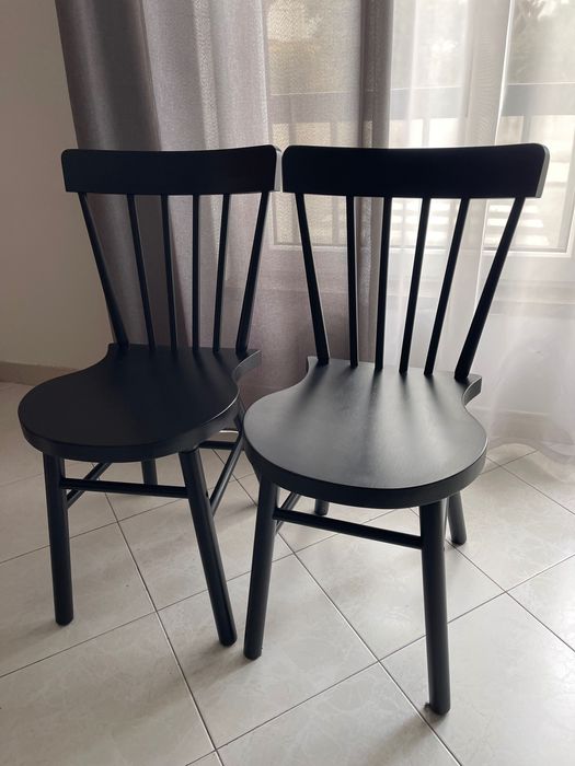 2 Norraryd Cadeiras Ikea - Preto