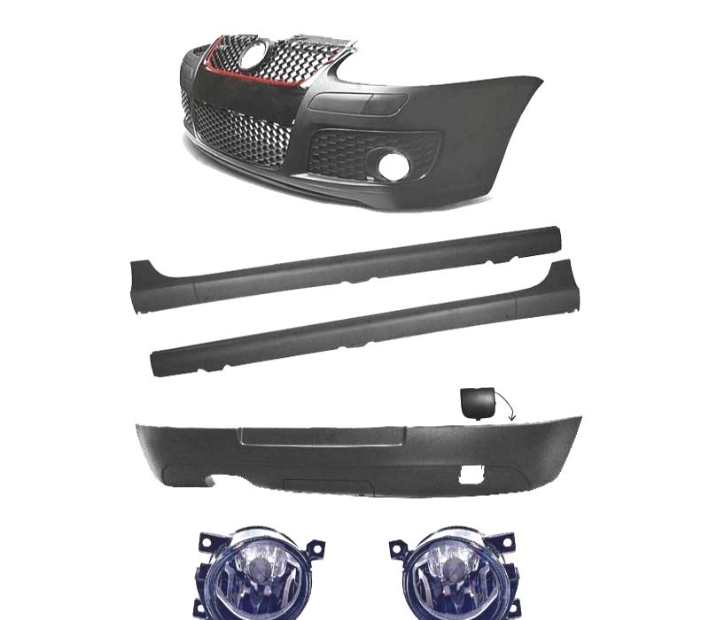 KIT CARROÇARIA VOLKSWAGEN VW GOLF V 5 LOOK GTI + FARÓIS DE NEVOEIRO