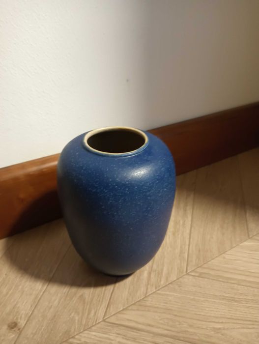 Wazon ceramiczny granatowy