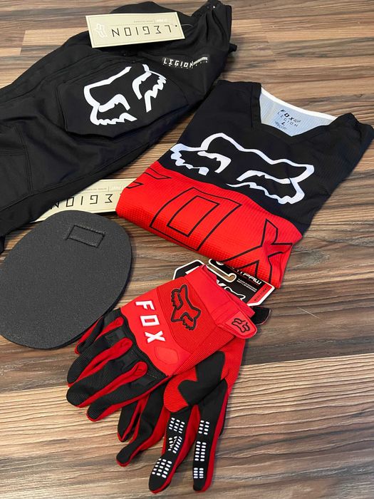 Strój FOX MX Legion (Black Red)(cross,quad,enduro,mtb,dh)