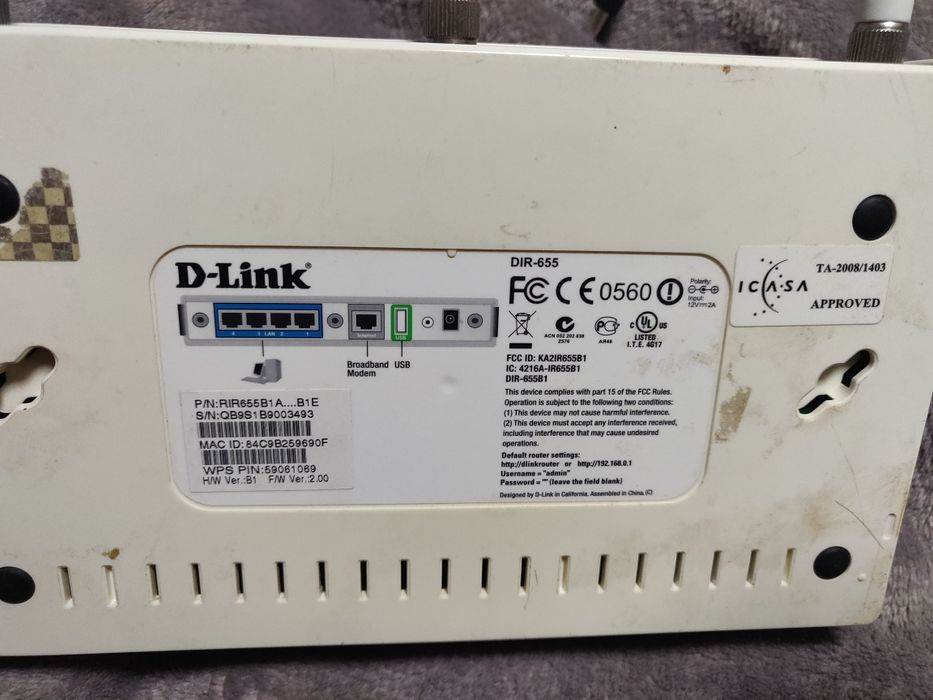 Роутер D-Link Dir-655
