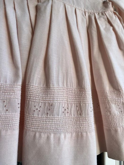 Vestido menina bebê, rosa.