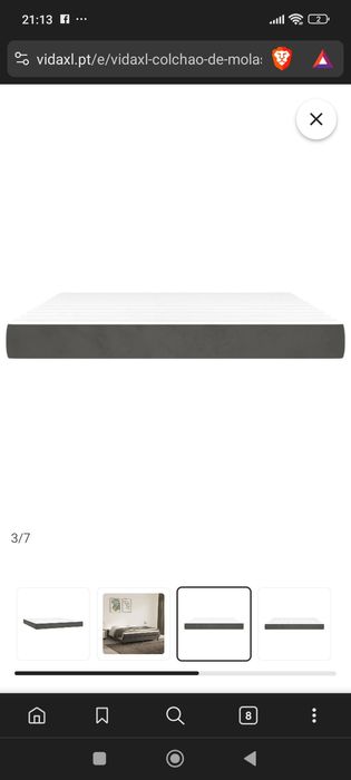 Colchão usado tamanho kingsize