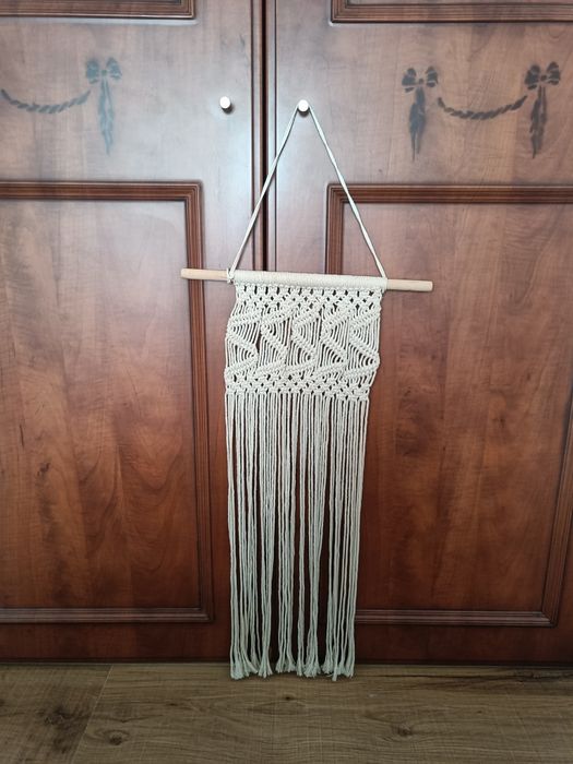Estandarte em macramé