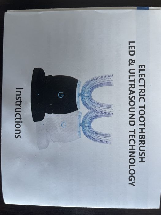 Soniczna  szczoteczka do zębów 360 stopni.