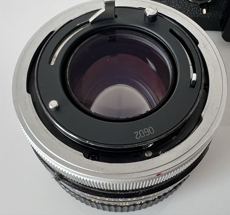 Canon F1 com lente 1.4F