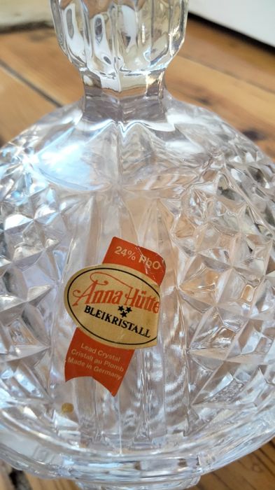 Bombonera de cristal