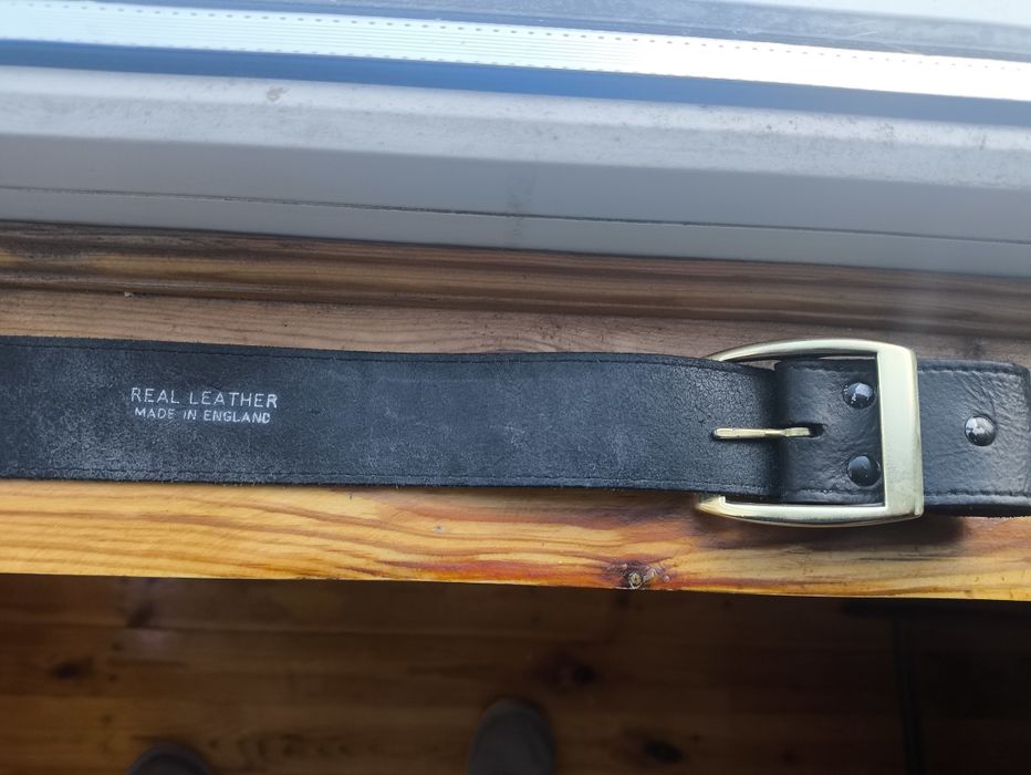 Шкіряний ремінь Real Leather (Made in England)