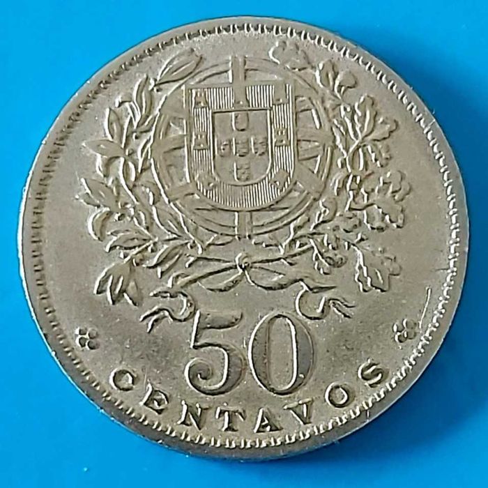 50 Centavos de 1959, Republica Portuguesa