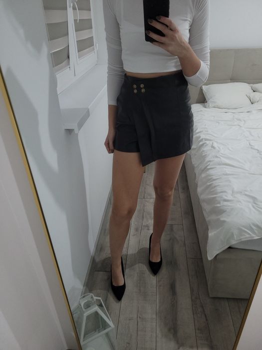 Spódnico Spodnie skórzane r.S Zara